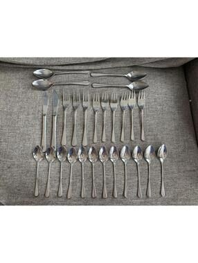 National Stainless Concerto Japan Mid Century Modern Lot 27 Forks Spoons Knives